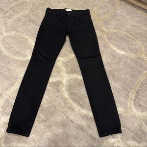 L’agence Black Stretch Skinny Cropped Jeans